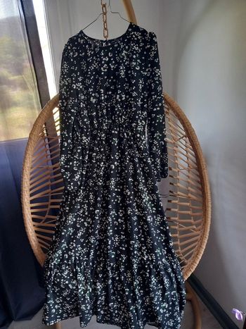 Robe longue motifs fleurie taille 40/42
