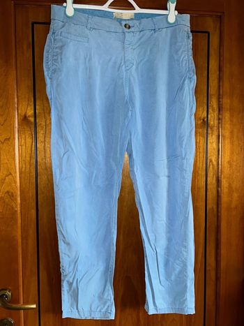 Pantalon bleu clair 38 Zara