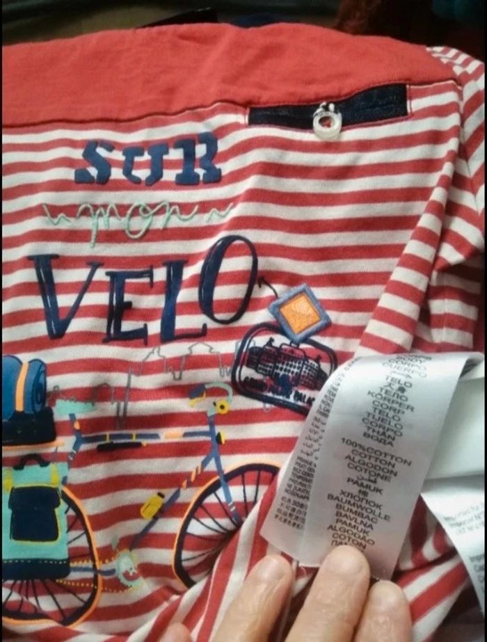 T-shirt manches longues Sur mon vélo SGMJ 6 ans - photo numéro 13