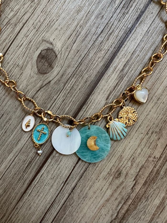 Collier l’atelier des dames breloques 45 cm - photo numéro 3