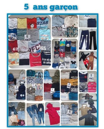 Vêtements 5ans garçon