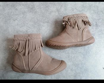 Bottes à franges marron clair 25