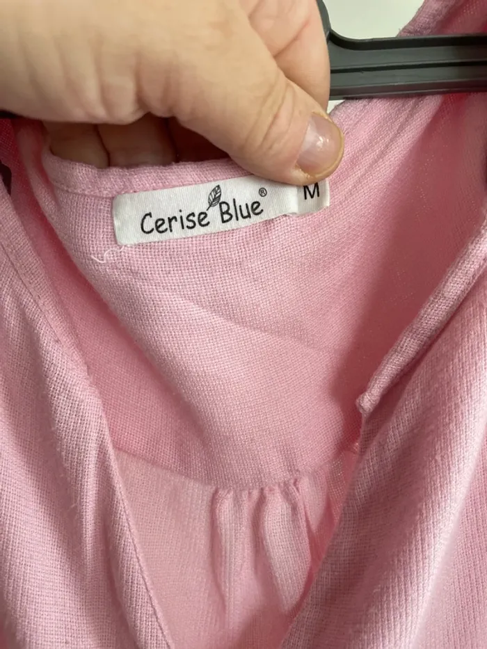 Haut cerise blue M - photo numéro 3