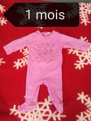 Pijama léger 1 mois
