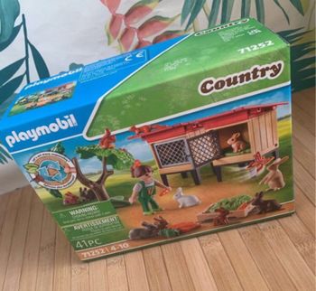 Playmobil -71452 -Enfant avec enclos et lapins
