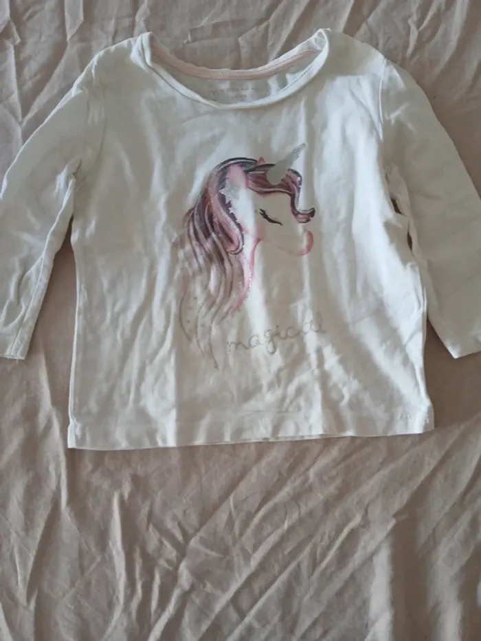 Tee-shirt manche longue 9-12 mois - photo numéro 2