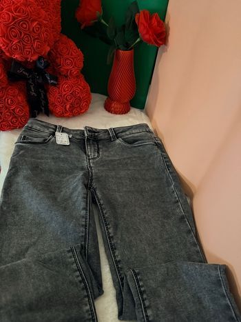 Jean gris délavé – C&A – Taille 12