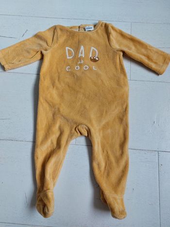 Pyjama velours Tape à l'œil Taille 6 mois
