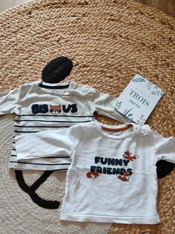 Lot de deux tee-shirts