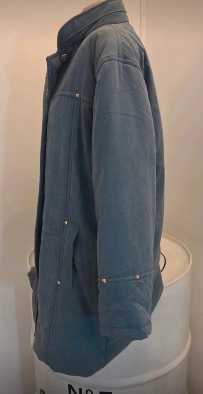 WEILL Paris – Veste Matelassée Bleu-Gris – T42 – Élégance Intemporelle - photo numéro 4