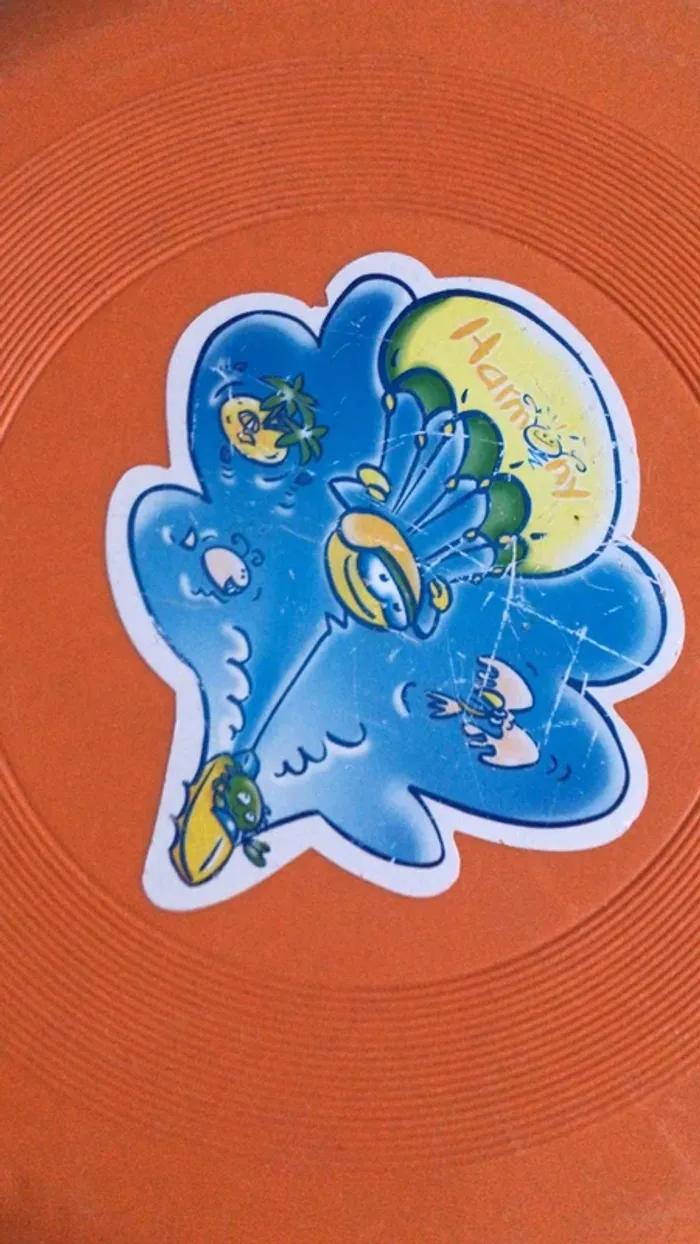 Frisbee orange fabriquer en France - photo numéro 4