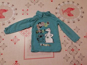 Tee shirt col roulé 6 mois