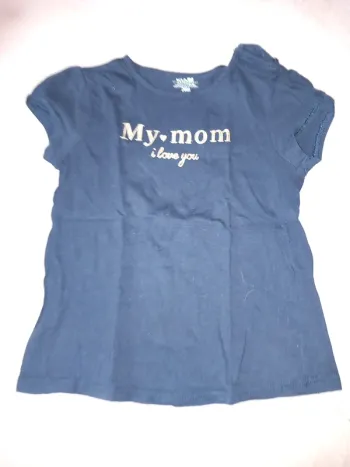 Tee-shirt fille 36mois bleu