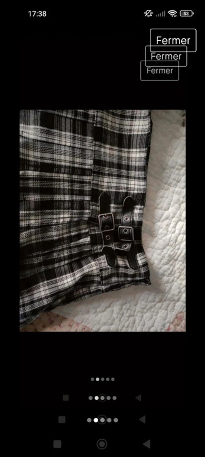 Très belle jupe a carreaux - photo numéro 2