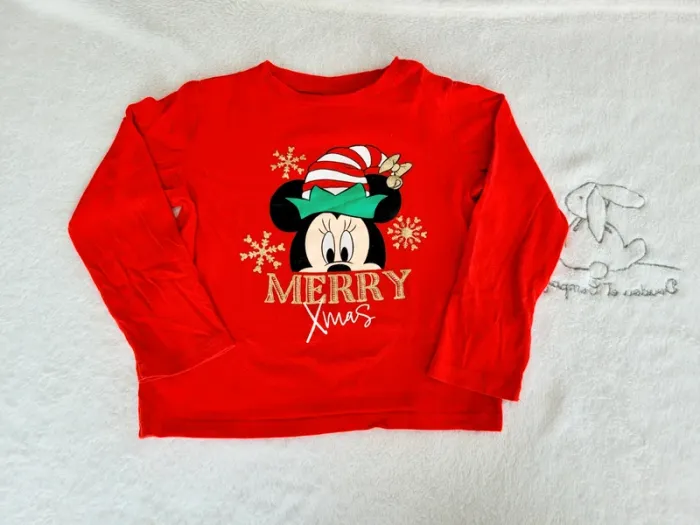Tee-shirt manches longues Mickey Noël