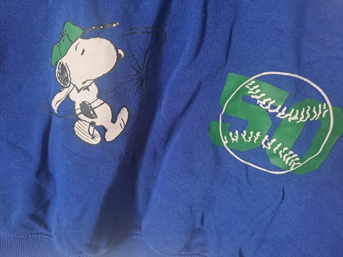 Sweat Bleu Peanuts Divided H&M Taille XXS - photo numéro 5