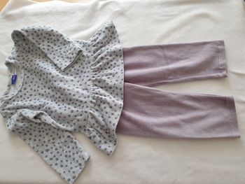 Pyjama 2p. gris et mauve - T86/92 - Lupilu