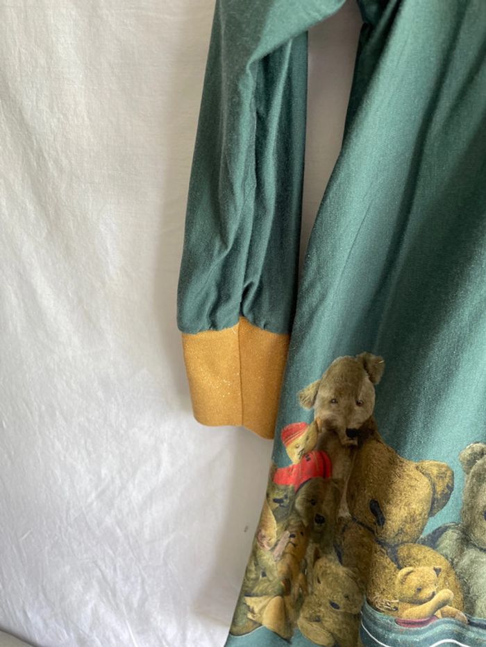 Robe verte ourson 6 ans - photo numéro 3