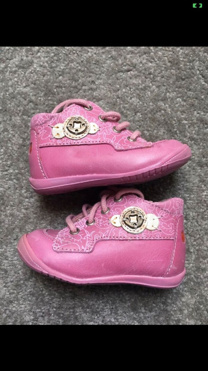 Bottines roses taille 19 - photo numéro 3