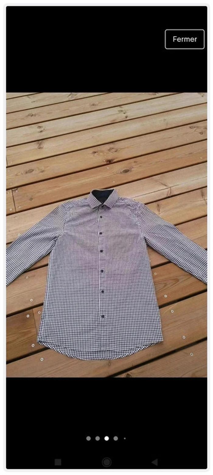Chemise homme H&M XS à carreaux – Très bon état - photo numéro 3