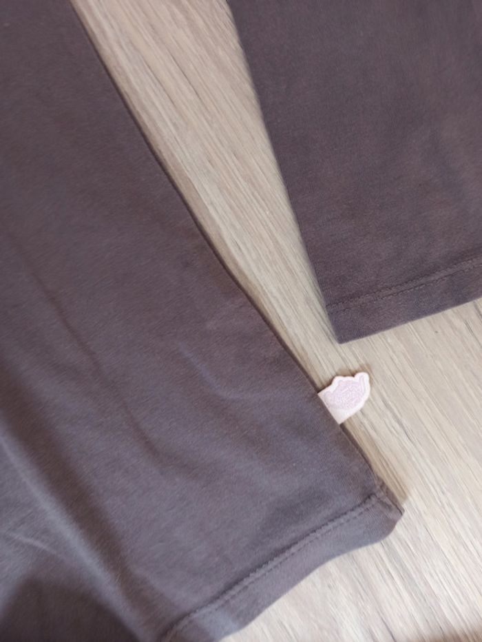 Deux cols roulé en marron sergent major 12 ans et un rayé Lisa rose 12 ans - photo numéro 5