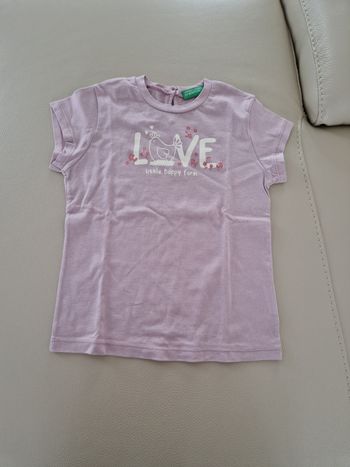 T-shirt benetton 🎀 2-3 ans