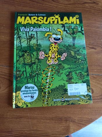 BD marsupilami 20 viva palombia
