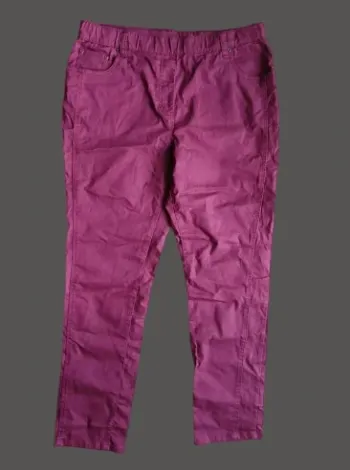 Pantalon droit violine