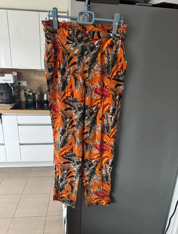 Pantalon fluide tropical