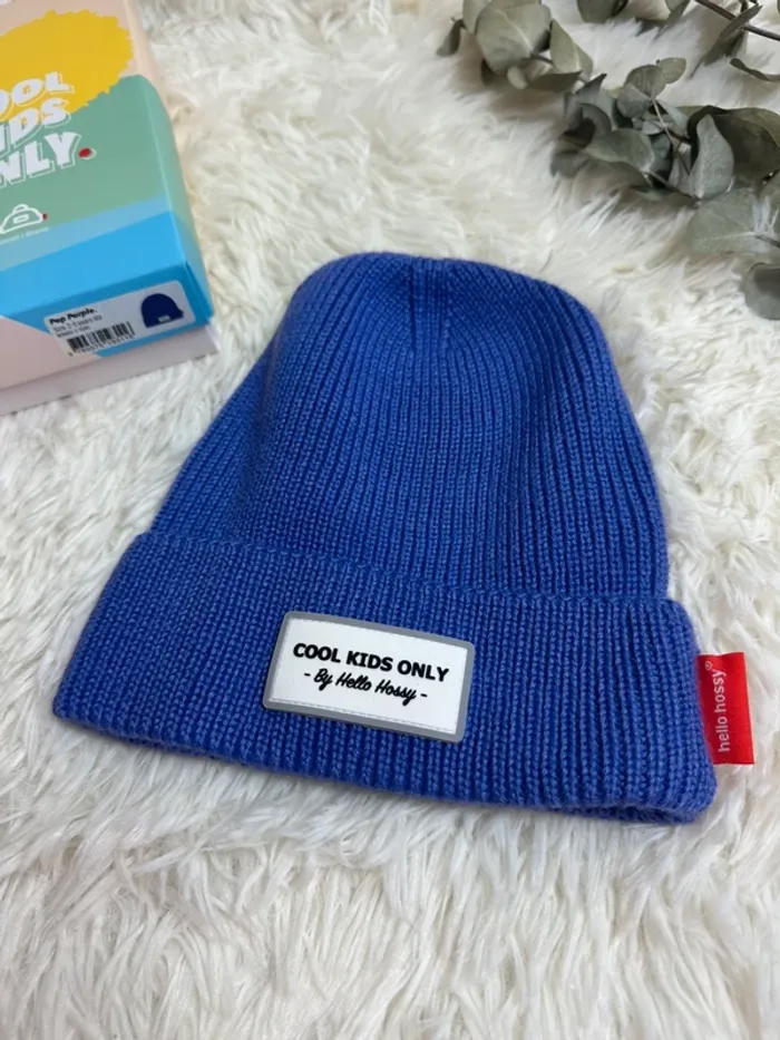 Bonnet pop purple cool kids only Hello Hossy taille 2-5 ans - photo numéro 2