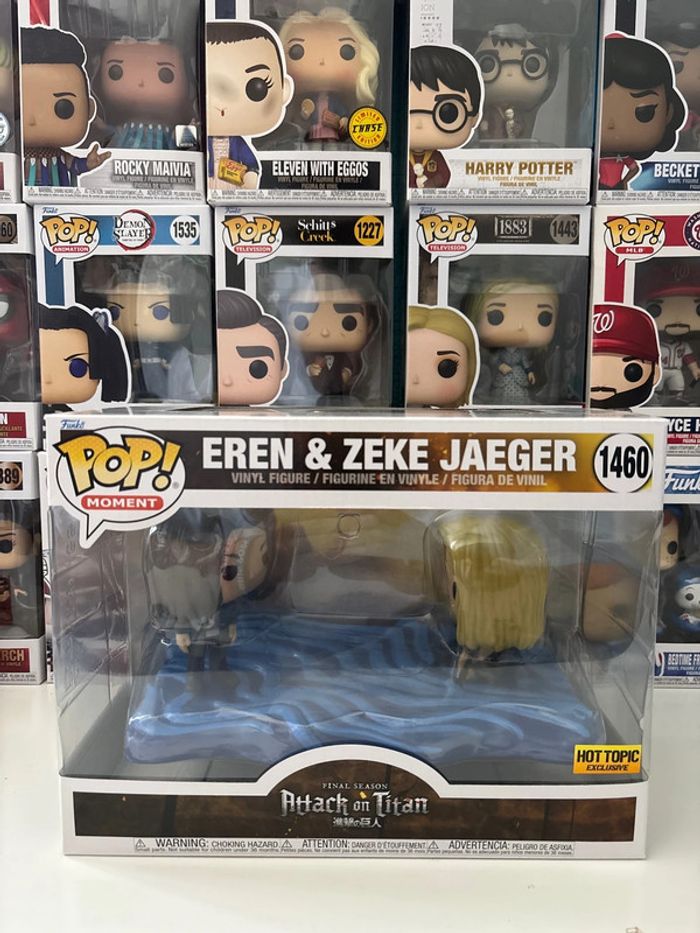 Funko pop eren & zeke jaeger 1460 Hot topic