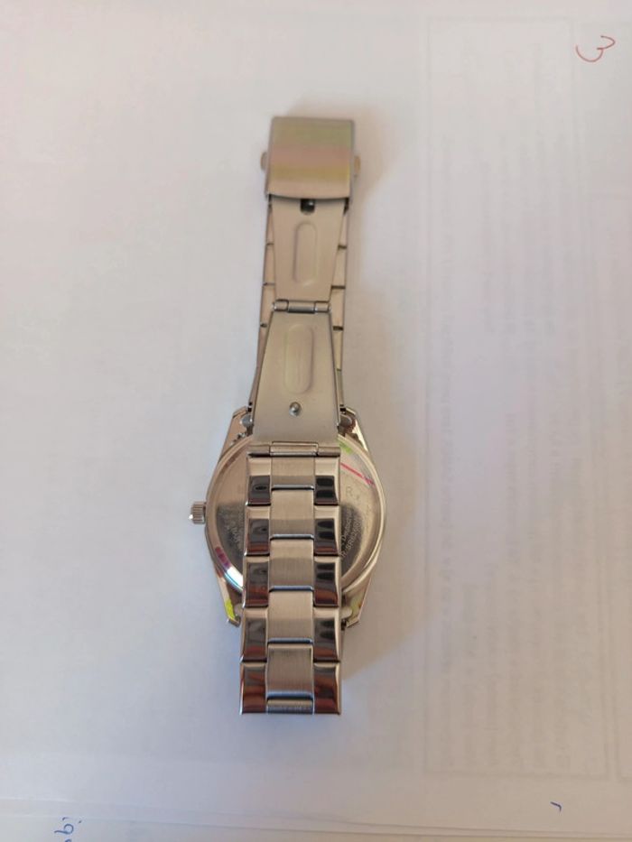 Montre homme à quartz à aiguilles acier - photo numéro 2