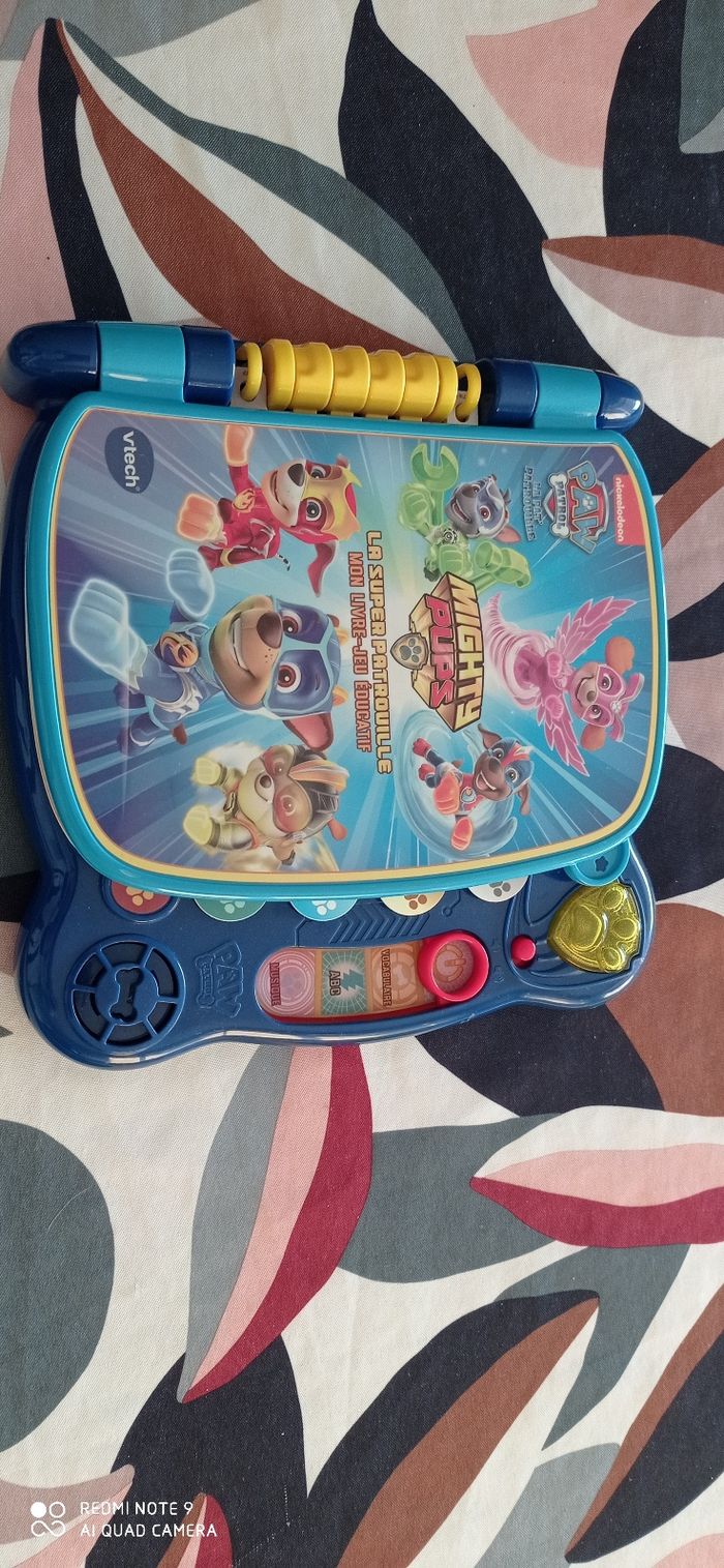 Livre jeu éducatif Pat patrouille