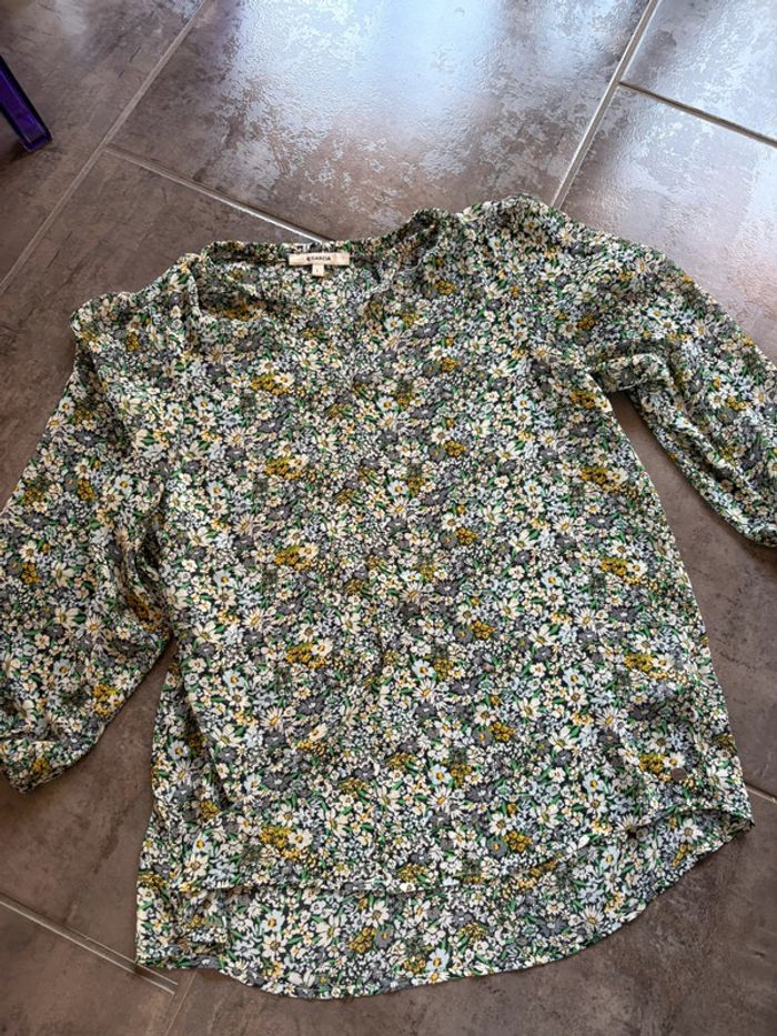 Jolie blouse fleurie Garcia taille L