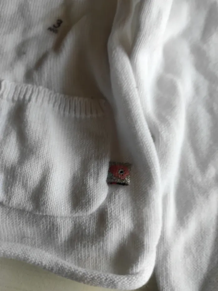 Gilet blanc sergent major neuf - photo numéro 4