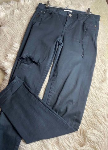 Jean noir troué / déchiré Cache Cache Taille S / 36