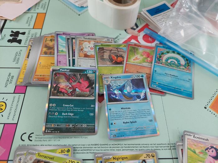 44 cartes faille paradoxe pokemon anglaise