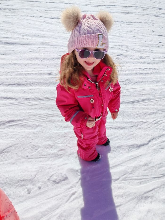 Combinaison ski poivre rose 4ans - photo numéro 3