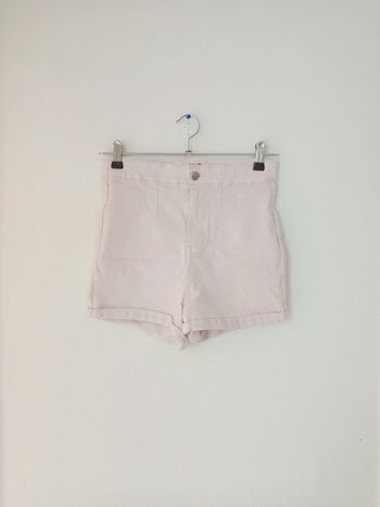 Mini short en jeans taille haute femme c