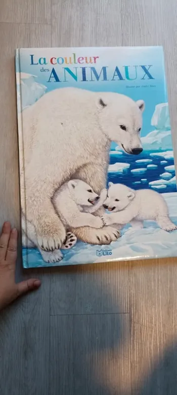 Livre géant la couleur des animaux