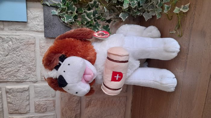 Peluche Saint-Bernard 40 cm