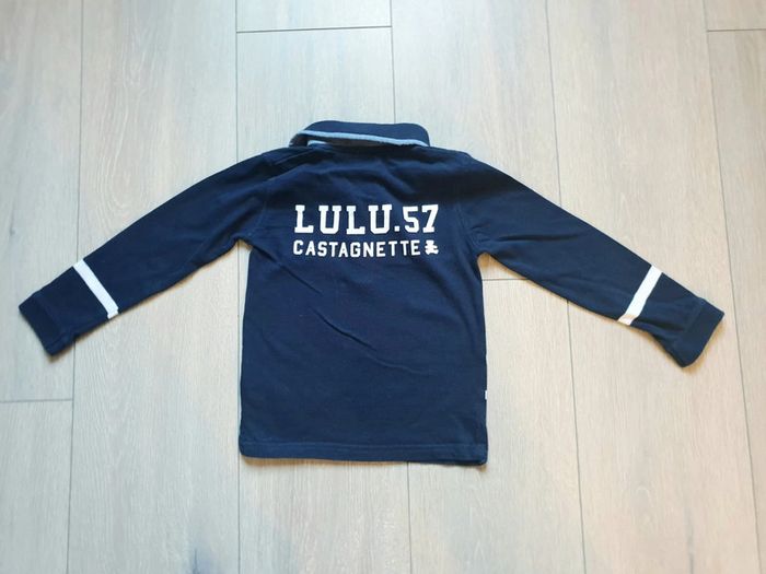 Polo bleu. Garçon 3 ans. Marque Lulu castagnette - photo numéro 2