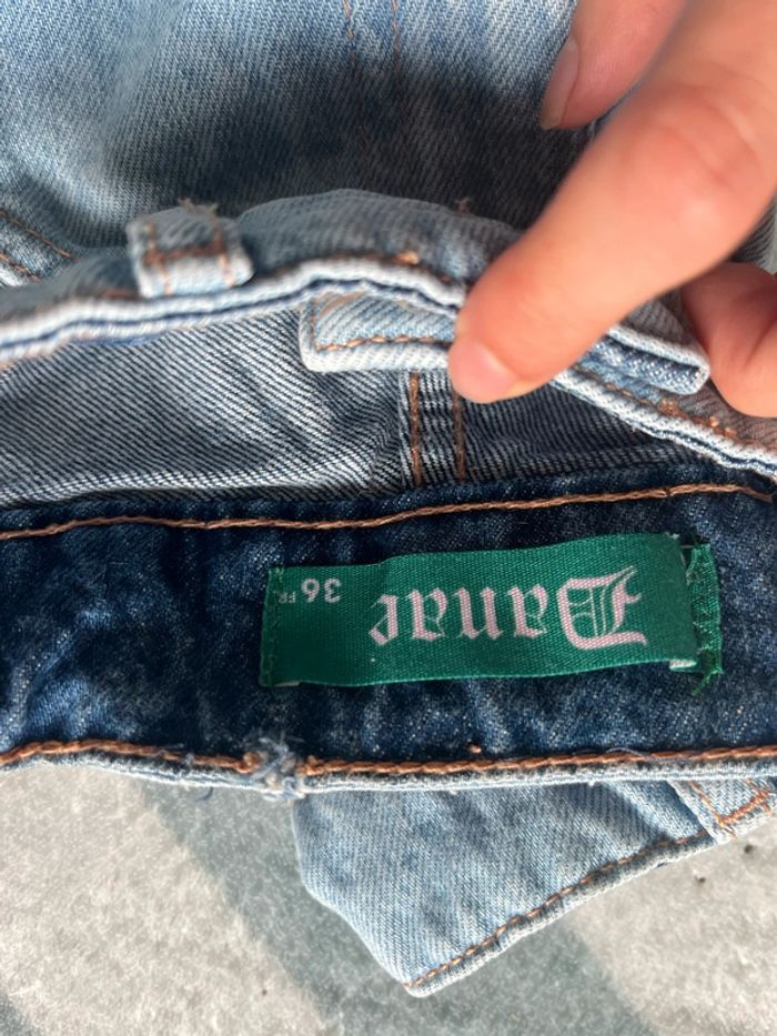 Jeans large bi Colors 36 - photo numéro 2