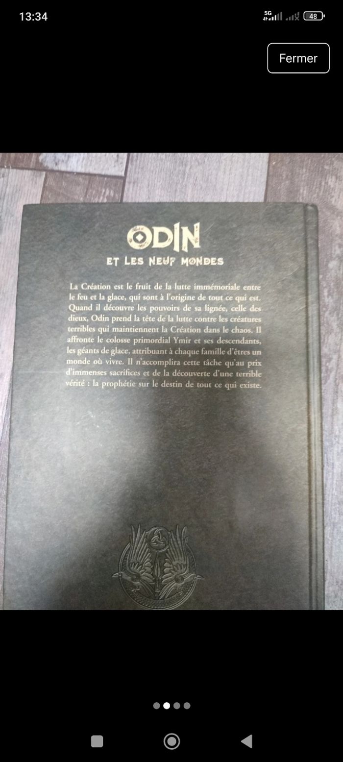 Livre Odin et les neufs mondes - photo numéro 2