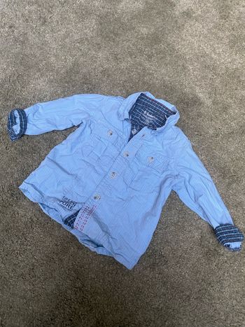 Chemise bleu timberland