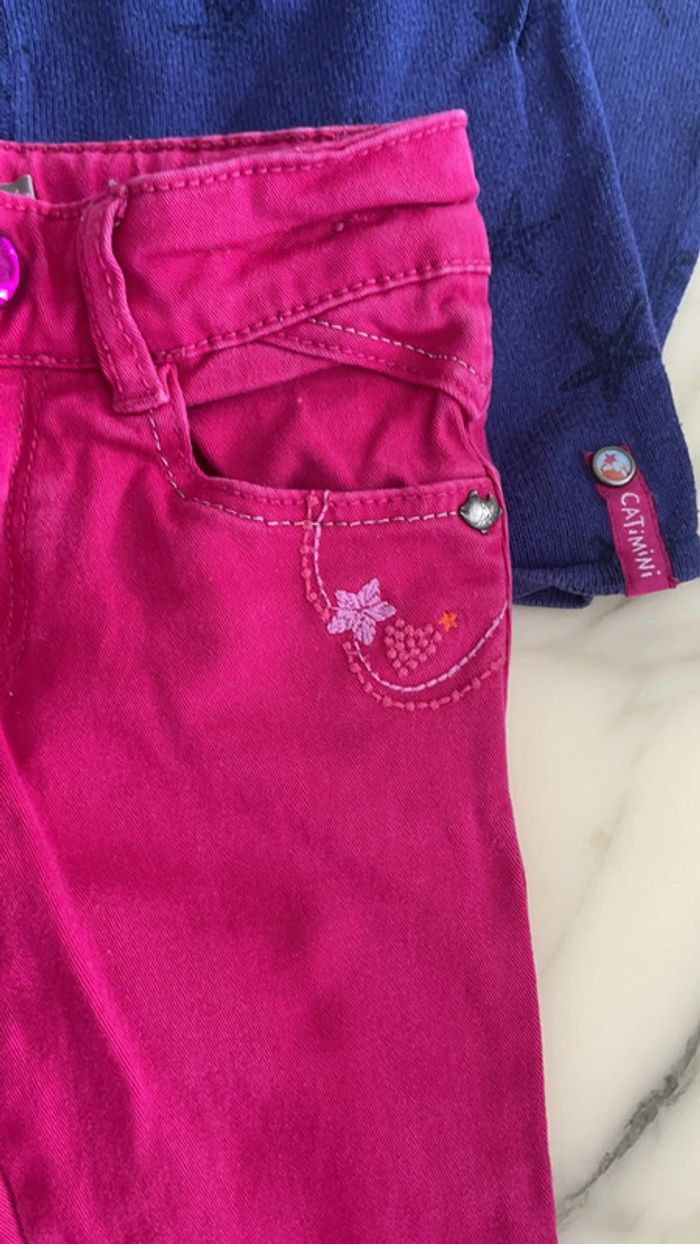 Ensemble catimini 4 ans pantalon et gilet - photo numéro 4