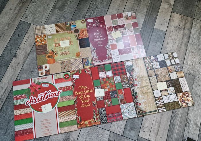 Lot blocs scrapbooking