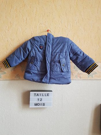 Manteau à capuche garçon taille 12 mois