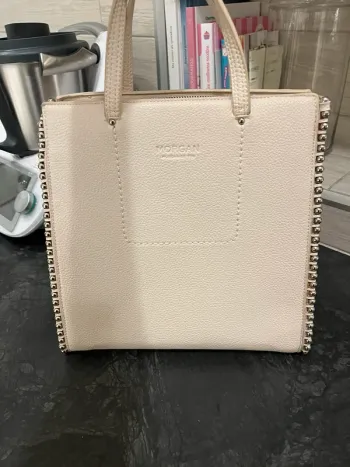 Sac à main beige