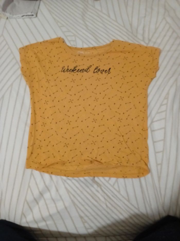 T- shirt gemo moutarde